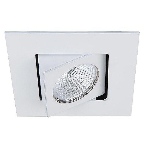 Oculux 3.5" LED Square Open Reflector Warm Dim Trim - White Finish