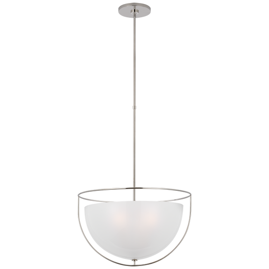 Odeon Large Pendant - Polished Nickel Finish