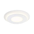 Load image into Gallery viewer, Offset Round LED Flush Mount - Textured White

