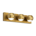 Load image into Gallery viewer, OKO 3 LIGHT BATH Aged Brass
