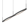 Load image into Gallery viewer, Ola Double Linear LED Pendant - Satin Black
