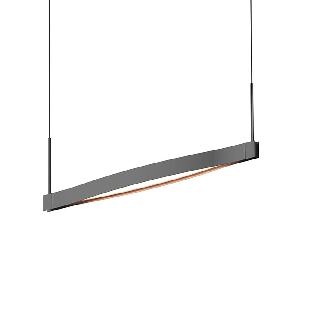 Ola Single Linear LED Pendant - Satin Black