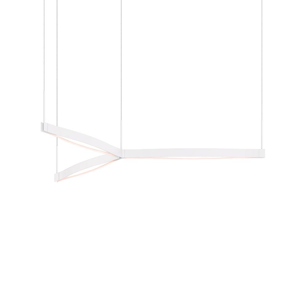 Ola Tri-Star LED Pendant - Satin White