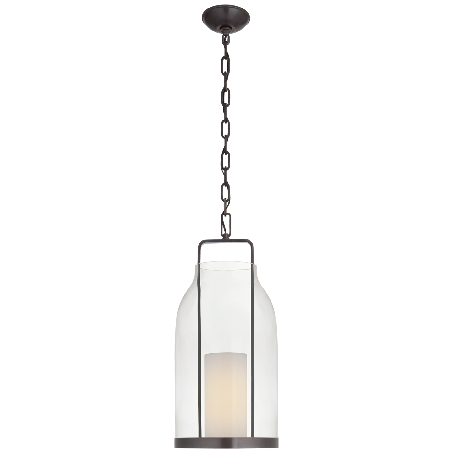 Ollie Medium Lantern - Bronze Finish