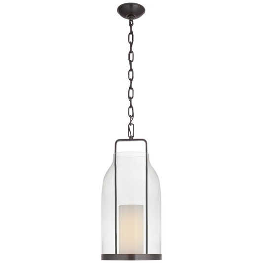 Ollie Medium Lantern - Bronze Finish