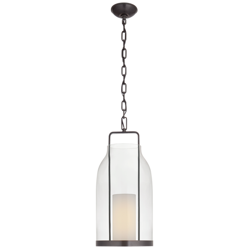 Ollie Medium Lantern - Bronze Finish