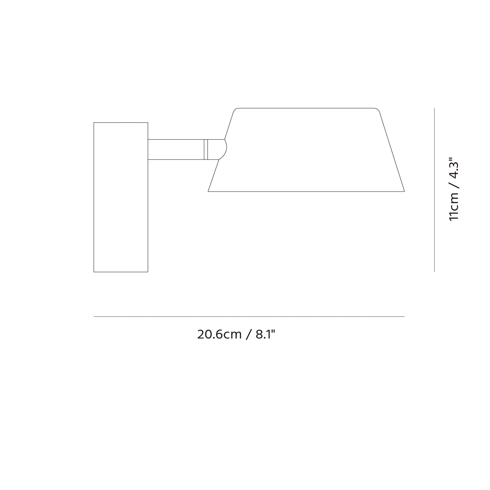 Olo LED Wall Sconce - Diagram