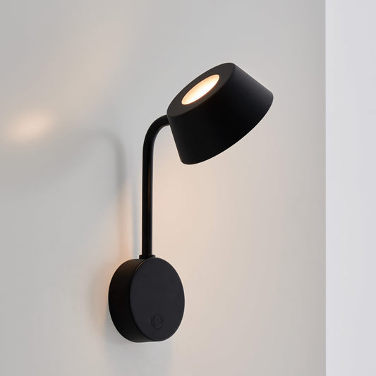 Olo Wu LED Wall Sconce - Black Finish