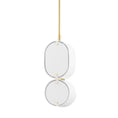 Load image into Gallery viewer, Opal Mini Pendant - Soft White Vintage Brass
