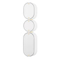 Load image into Gallery viewer, Opal Wall Sconce - Soft White Vintage Brass
