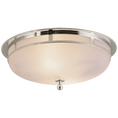 Load image into Gallery viewer, Openwork Large Flush Mount - Polished Nickel Finish
