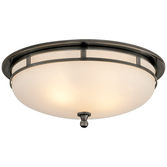 Openwork Large Flush Mount - Bronze Finish