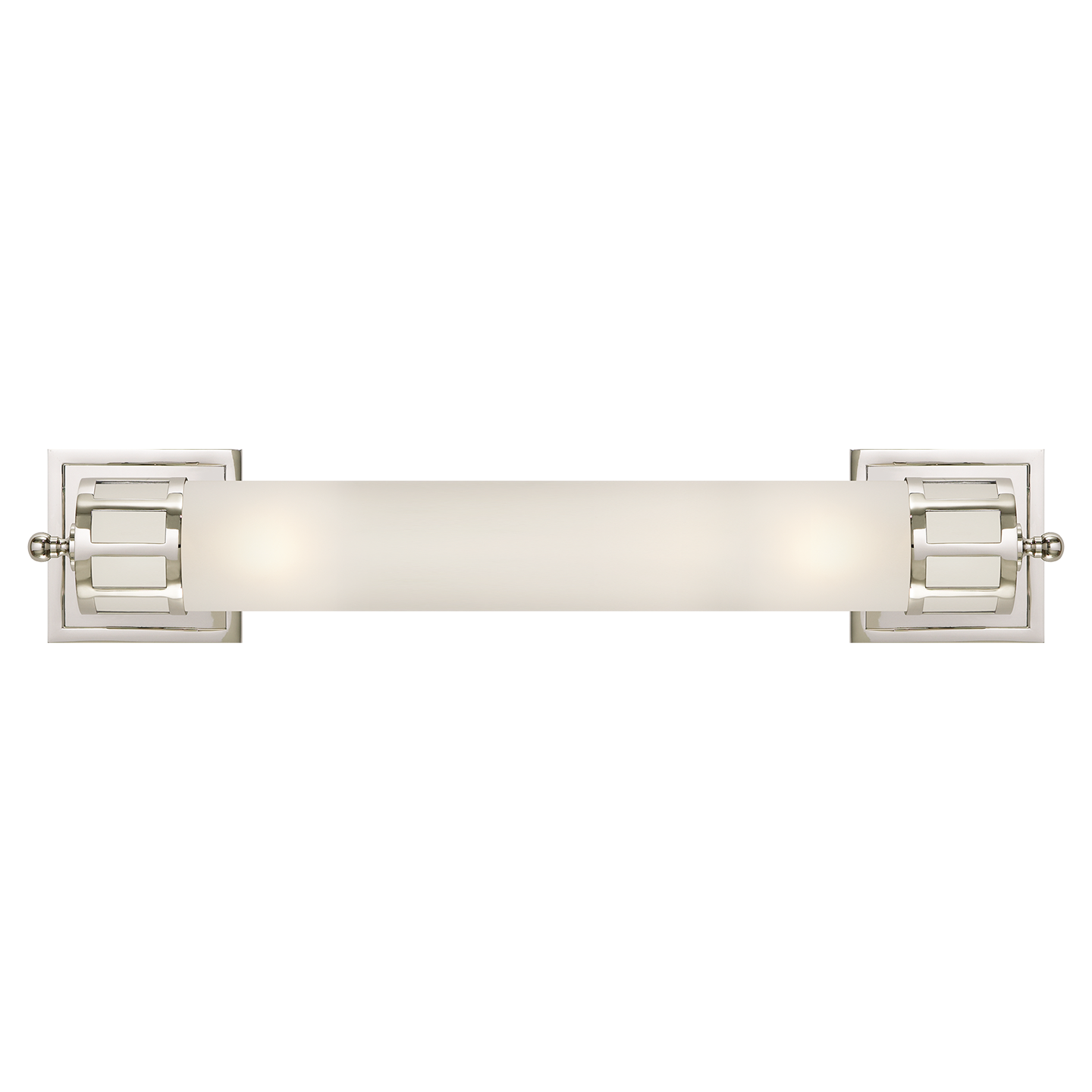 Openwork Long Sconce - Polished Nickel Finish