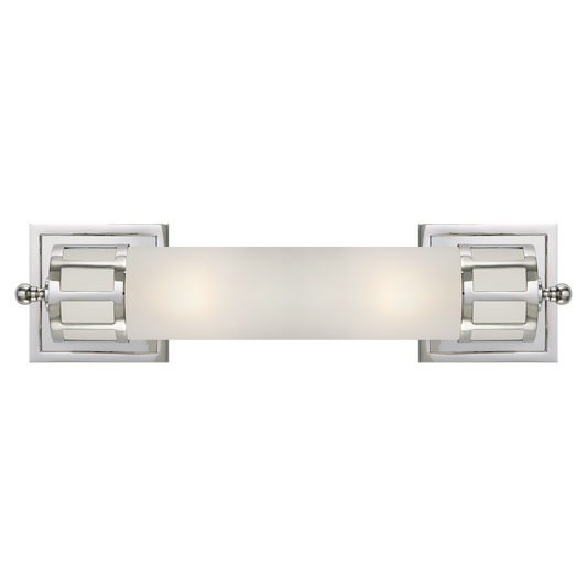 Openwork Medium Sconce - Chrome Finish