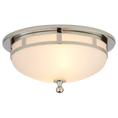 Load image into Gallery viewer, Openwork Small Flush Mount - Chrome Finish
