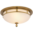 Load image into Gallery viewer, Openwork Small Flush Mount - Hand-Rubbed Antique Brass Finish
