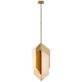 Load image into Gallery viewer, Ophelion Medium Pendant - Antique-Burnished Brass Finish
