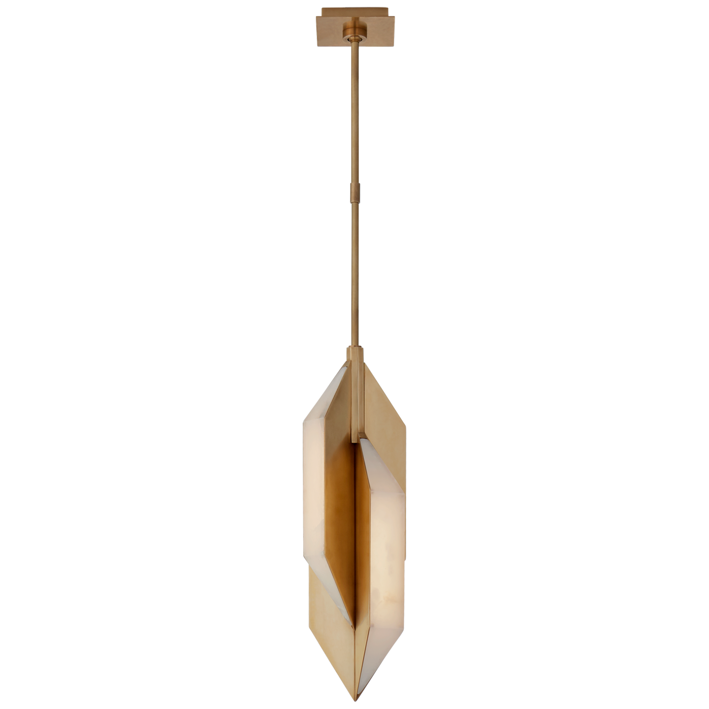 Ophelion Small Pendant - Antique-Burnished Brass Finish