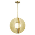 Load image into Gallery viewer, Orbel Round Grande Pendant - Natural Brass Finish
