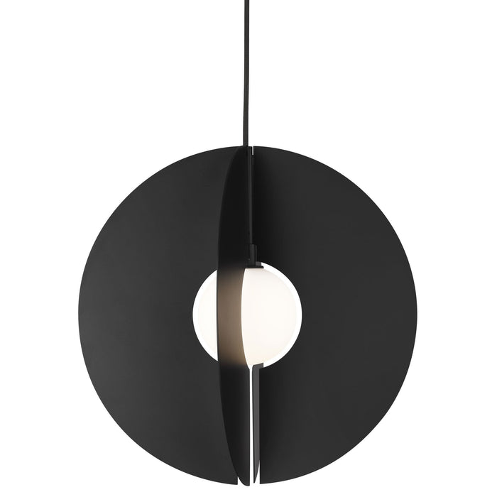 Orbel Round Pendant - Matte Black