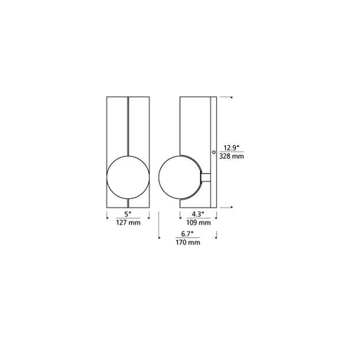 Orbel Wall Sconce - Diagram
