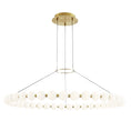 Load image into Gallery viewer, Orbet 42" Chandelier - Natural Brass Finish
