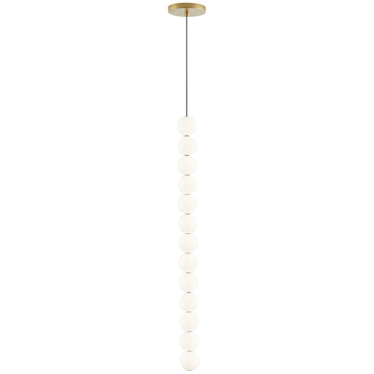 Orbet 13-Light Pendant - Natural Brass Finish