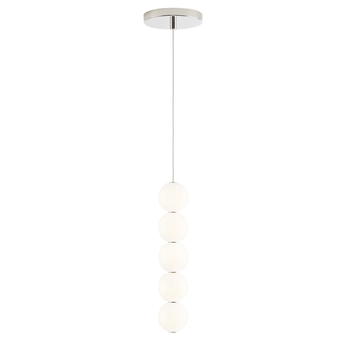 Orbet 5-Light Pendant - Polished Nickel Finish