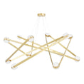 Load image into Gallery viewer, Orbit Large Chandelier - Aged Brass Finish
