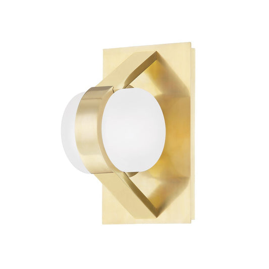 Orbit Wall Sconce - Aged Brass Finish