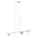 Orchid LED Linear Suspension - White Finish