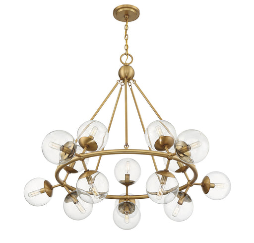 Orion Chandelier - Warm Brass
