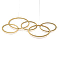 Load image into Gallery viewer, Orion Linear LED Pendant - Aged Brass Finish
