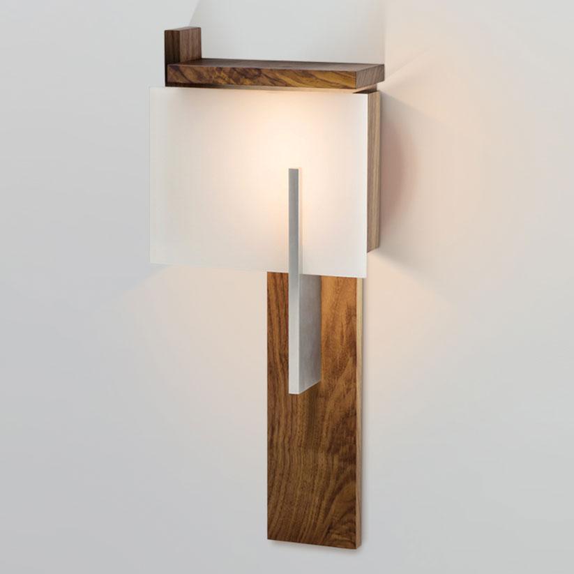 Oris LED Sconce - Oiled Walnut Finish