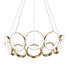 Oros Large LED Chandelier - Antique Brass Finish