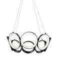 Load image into Gallery viewer, Oros Medium LED Chandelier - Black Finish
