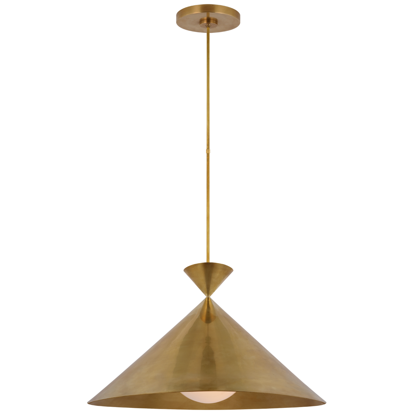 Orsay Grande Pendant - Hand-Rubbed Antique Brass Finish