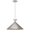 Load image into Gallery viewer, Orsay Grande Pendant - Polished Nickel Finish
