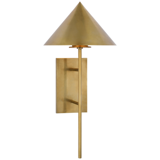 Orsay Medium Downlight Sconce - Hand-Rubbed Antique Brass Finish