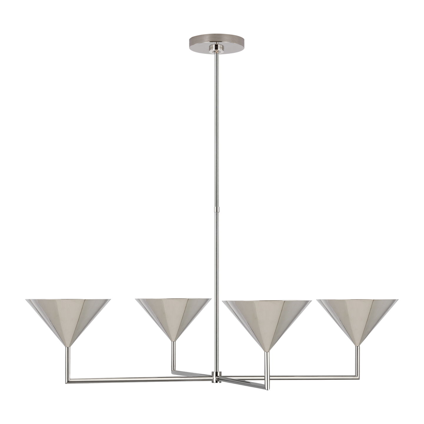 Orsay XL Chandelier - Polished Nickel Finish