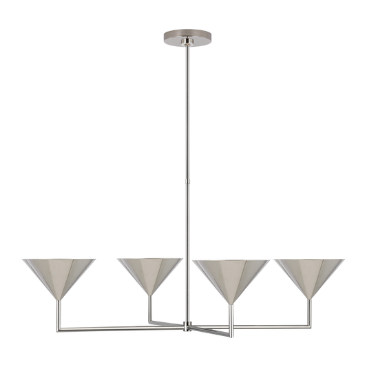 Orsay XL Chandelier - Polished Nickel Finish