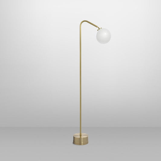 Oscar Floor Lamp - Satin Brass Finish