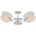 Load image into Gallery viewer, Osiris Medium Reflector Semi-Flush Mount - Polished Nickel
