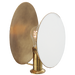 Osiris Single Reflector Sconce - Antique Brass