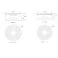 Load image into Gallery viewer, Otto Medium Flush Mount - Diagram
