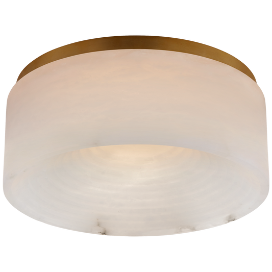 Otto Medium Flush Mount - Antique-Burnished Brass Finish