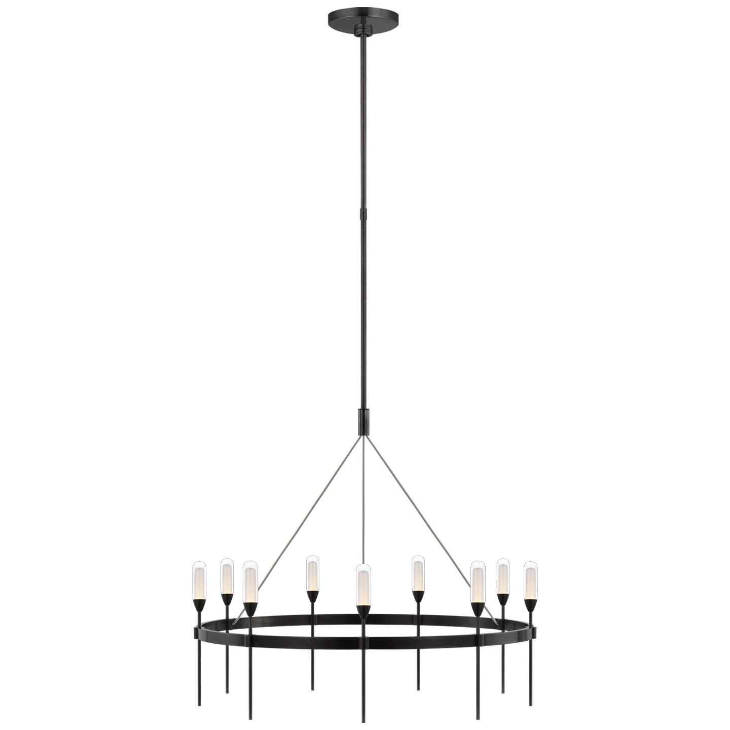 Overture Medium Ring Chandelier - Bronze Finish