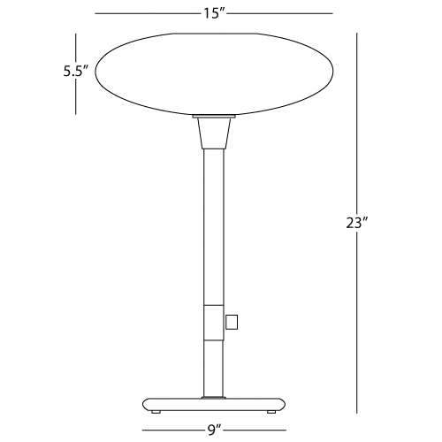Ovo Table Lamp - Diagram