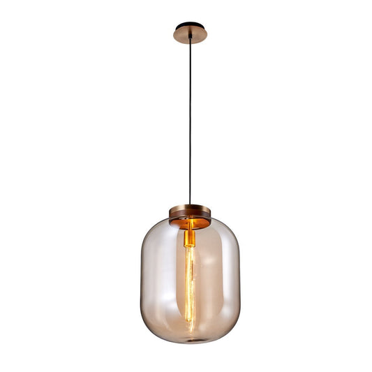 Large Pendant - Brown Finish