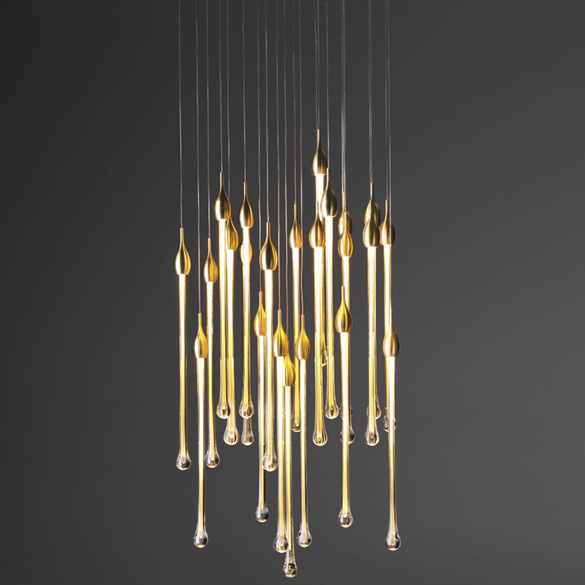 Chandelier - Gold Finish